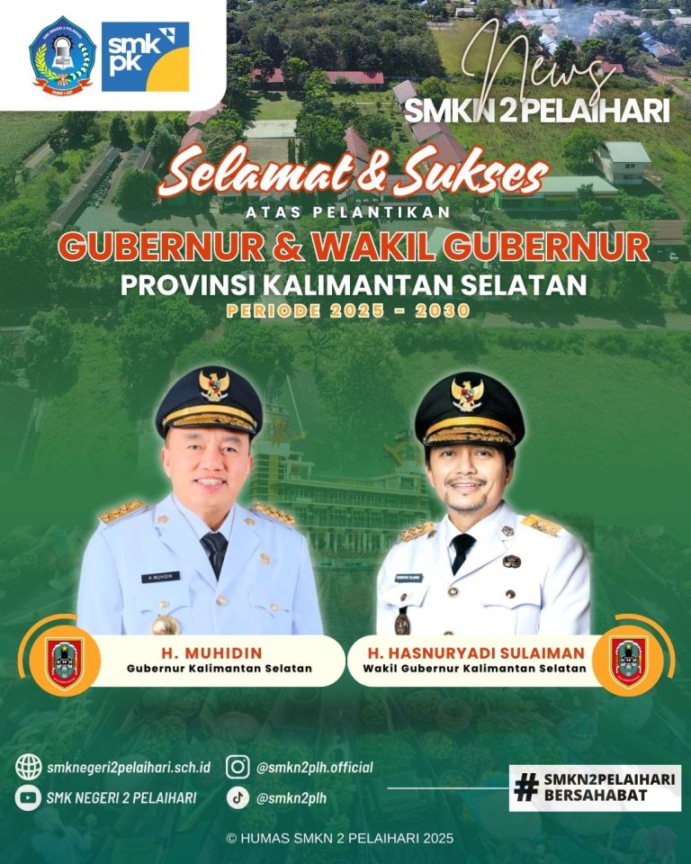 2025 – 2030 KALSEL BERSAMA H. MUHIDIN & H. HASNURYADI SULAIMAN
