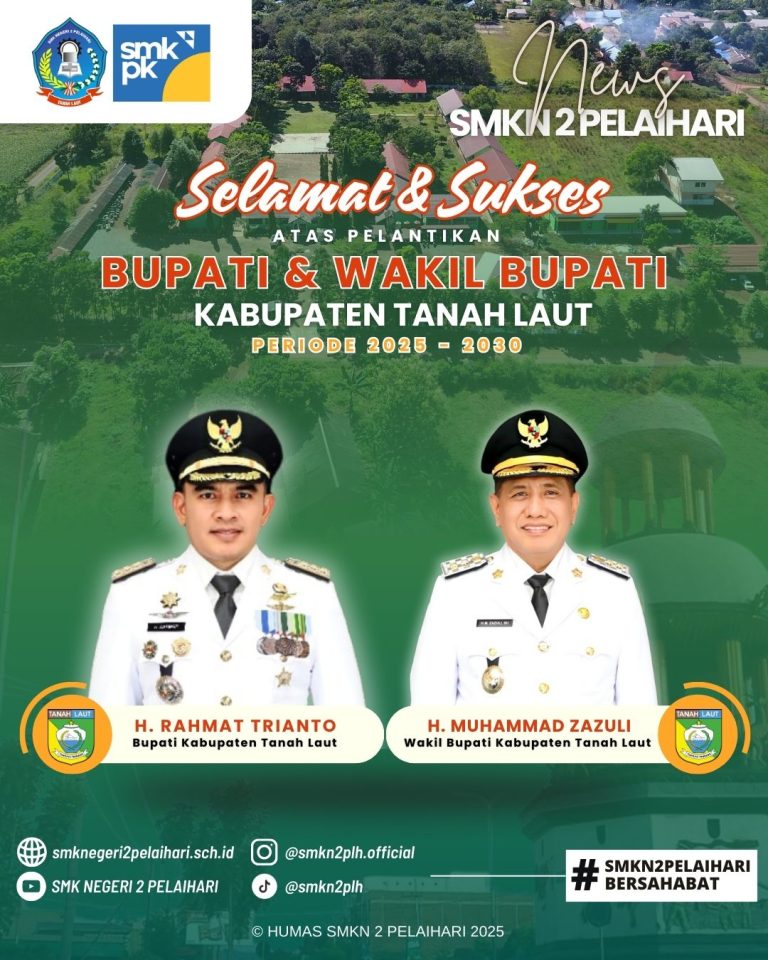 2025 – 2030 BERSAMA H. RAHMAT TRIANTO, M.SI., M.HAN & H. MUHAMMAD ZAZULI,S.H