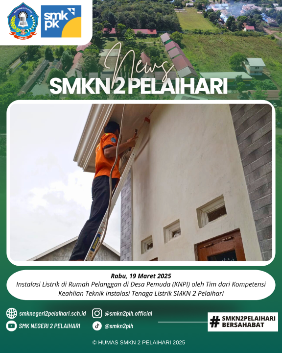 PEMASANGAN INSTALASI LISTRIK DI DESA PEMUDA (KNPI)
